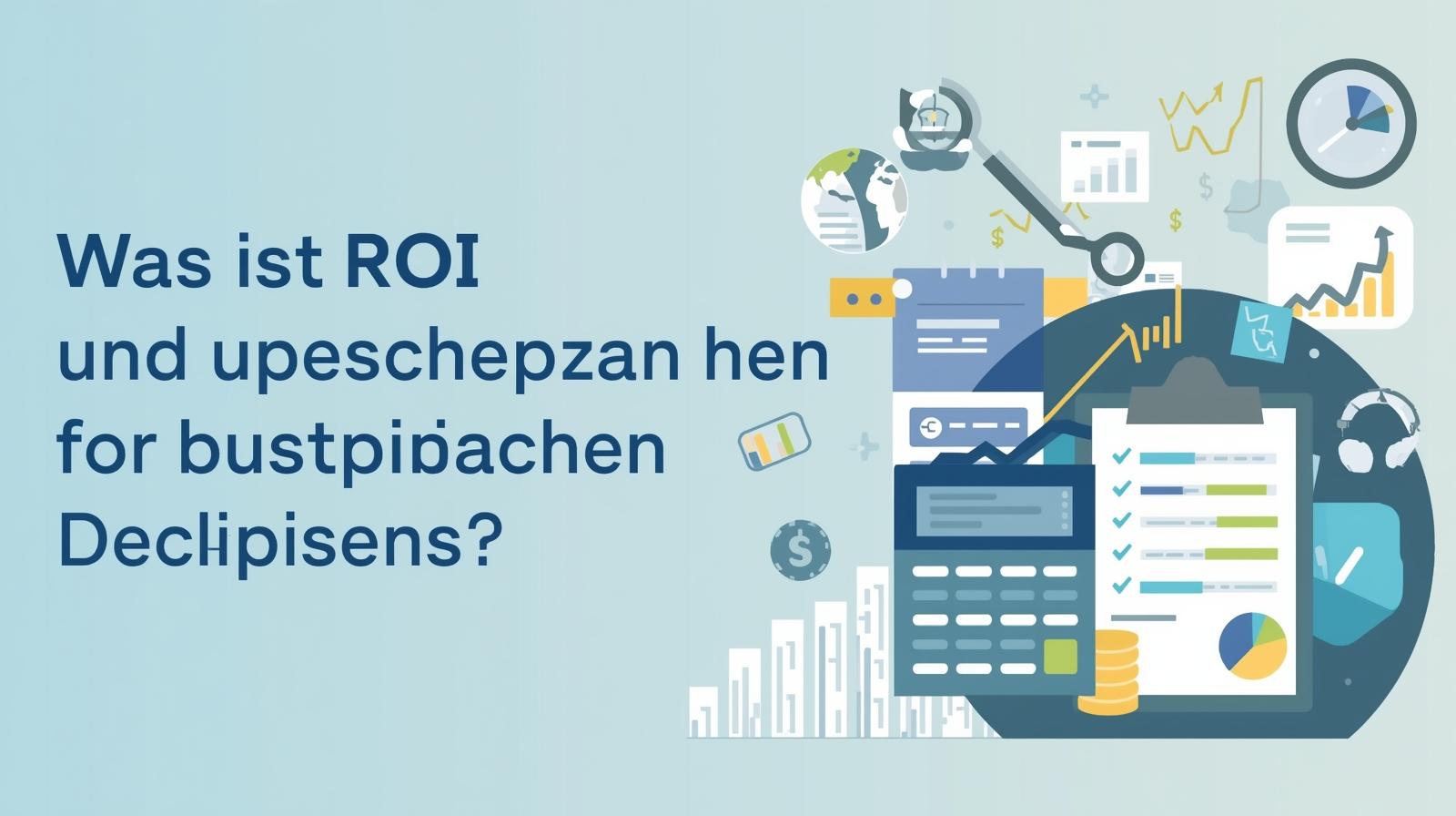 Was ist ROI und wie berechnet man ihn für geschäftliche Entscheidungen?